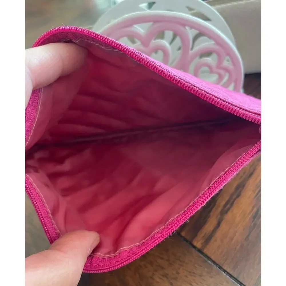 NaRaYa Quilted Pink Cosmetic Pouch